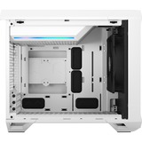 Fractal Design Torrent Nano Micro Tower Bianco bianco, Micro Tower, PC, Bianco, Micro-ITX, Acciaio, Vetro temperato, 16,5 cm