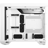 Fractal Design Torrent Nano Micro Tower Bianco bianco, Micro Tower, PC, Bianco, Micro-ITX, Acciaio, Vetro temperato, 16,5 cm