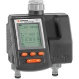 GARDENA 1874-20 Computer per irrigazione Nero Timer per irrigazione digitale, Controllo irrigazione grigio/Orange, Nero, 1 pz