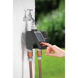 GARDENA 1874-20 Computer per irrigazione Nero Timer per irrigazione digitale, Controllo irrigazione grigio/Orange, Nero, 1 pz