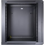 Inter-Tech SMA-6612 12U Da parete Nero Nero, Da parete, 12U, 40 kg, Lucchetti, 23,5 kg, Nero