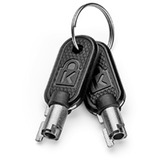 Kensington Lucchetto per laptop con chiave 3-in-1 ClickSafe 2.0 (Chiave supervisore), Castello Nero, 1,8 m, Kensington, Chiave, Acciaio al carbonio, Nero