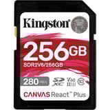 Kingston Canvas React Plus 256 GB SDXC, Scheda di memoria 