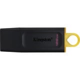 Kingston DataTraveler Drive Flash USB 3.2 - USB Exodia, Chiavetta USB Nero/Giallo, 128 GB, USB tipo A, 3.2 Gen 1 (3.1 Gen 1), Cuffia, 11 g, Nero, Giallo