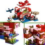 LEGO Minecraft La casa del Mooshroom, Giochi di costruzione Set da costruzione, 8 anno/i, Plastica, 500 pz, 835 g