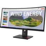 Lenovo ThinkVision T34WD-40 Monitor PC 86,4 cm (34") 3440 x 1440 Pixel Wide Quad HD LED Nero, Monitor LED Nero, 86,4 cm (34"), 3440 x 1440 Pixel, Wide Quad HD, LED, 6 ms, Nero