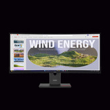 Lenovo ThinkVision T34WD-40 Monitor, Monitor LED Nero, 86,4 cm (34"), 3440 x 1440 Pixel, Wide Quad HD, LED, 6 ms, Nero