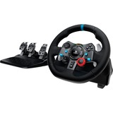 Logitech G29 Driving Force Nero USB 2.0 Sterzo + Pedali Analogico Playstation 3, PlayStation 4, Volante Nero, Sterzo + Pedali, Playstation 3,PlayStation 4, D-pad, Analogico, Cablato, USB 2.0