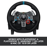 Logitech Logitech G29 Driving Force Racing Wheel Volante da Corsa, Pedali Regolabili, Ritorno di Forza Reale, Comandi Cambio in Acciaio Inossidabile, Volante in Pelle, Presa EU, per PS5, PS4, PC, Mac - Nero Nero, Pedali Regolabili, Ritorno di Forza Reale, Comandi Cambio in Acciaio Inossidabile, Volante in Pelle, Presa EU, per PS5, PS4, PC, Mac - Nero, Sterzo + Pedali, PC, PlayStation 4, PlayStation 5, Playstation 3, D-pad, Analogico, Cablato, USB 2.0