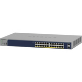Netgear GS728TP Gestito L2/L3/L4 Gigabit Ethernet (10/100/1000) Supporto Power over Ethernet (PoE) Grigio, Interruttore grigio, Gestito, L2/L3/L4, Gigabit Ethernet (10/100/1000), Supporto Power over Ethernet (PoE), Montaggio rack