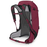Osprey Hikelite 32, Zaino Vino rosso/Nero
