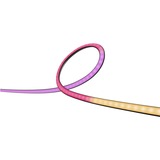 Philips Hue Hue Play Gradient Lightstrip per PC, Striscia LED Nero/Bianco, Philips Hue Play Gradient Lightstrip per PC, Striscia LED intelligente, Bluetooth/Zigbee, Nero, Silicone, Lampadina/e non sostituibile/i, Bianco