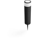 Philips Hue Lampada da palo White & Color Ambiance Calla per esterni, Luce LED Nero