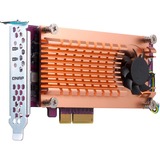 QNAP QM2 scheda di interfaccia e adattatore Interno M.2 PCIe, M.2, PCIe 2.0, Rame, 68,9 mm, 147,2 mm