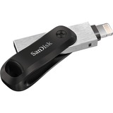 SanDisk iXpand unità flash USB 64 GB USB Type-A / Lightning 3.2 Gen 2 (3.1 Gen 2) Nero, Argento Nero/Argento, 64 GB, USB Type-A / Lightning, 3.2 Gen 2 (3.1 Gen 2), Girevole, Nero, Argento