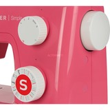 Singer Simple 3223R Macchina da cucire semiautomatica Elettromeccanico fucsia, Rosso, Macchina da cucire semiautomatica, Cucito, 4 tempi, Manopola, 5 mm