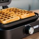 Unold 48275 piastra per waffle 2 waffle 1500 W Nero, Cialde Nero, 2 waffle, Rettangolare, Nero, Plastica, Plastica, 0,7 m