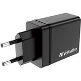 Verbatim 49700 Caricabatterie per dispositivi mobili Universale Nero AC Ricarica rapida Interno Nero, Interno, AC, Nero