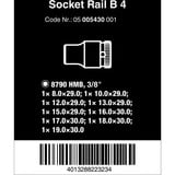 Wera Barra magnetica per bussole B 4 Zyklop Set di bussole per chiavi a cricchetto 3/8", chiave combinata   Nero/Verde