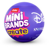 ZURU Mini Brands - Create Disney Snowglobe, Bricolage Mini Brands 77845, 3 anno/i, Disney, Multicolore