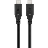 goobay Cavo USB4 Gen 3x2, connettore USB-C > connettore USB-C, 40Gbit/s Nero