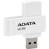 ADATA UC310 unità flash USB 128 GB USB tipo A 3.2 Gen 1 (3.1 Gen 1) Bianco, Chiavetta USB bianco, 128 GB, USB tipo A, 3.2 Gen 1 (3.1 Gen 1), 100 MB/s, Girevole, Bianco