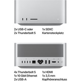 Apple Mac Studio M4 Max 2025 CTO, Sistema MAC argento