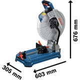 Bosch GCD 18V-355 Professional, 0601B59000, Sega mitra/Troncatrice blu