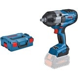 Bosch GDS 18V-1000 Professional 1750 Giri/min Nero, Blu, Rosso, Avvitatore blu/Nero, Cacciavite a percussione, Impugnatura a pistola, 1/2", Nero, Blu, Rosso, Senza spazzola, Gancio per appendere