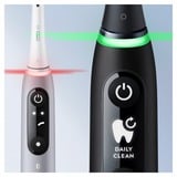 Braun iO Series 6 Adulto Spazzolino rotante Nero, Spazzolino da denti elettrico Nero, Adulto, Spazzolino rotante, Cura quotidiana, Cura gum, Intenso, Sensibile, Nero, 2 min, Nero