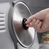 Cecotec 02499, Affettatrice argento/Nero