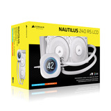 Corsair NAUTILUS 240 RS LCD, Raffreddamento ad acqua bianco