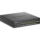 D-Link 10-Port Multi-Gigabit Smart Managed PoE Gestito, Interruttore Nero, Gestito