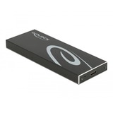 DeLOCK 42003 contenitore di unità di archiviazione Box esterno SSD Nero M.2, Disk enclosure Nero, Box esterno SSD, M.2, Serial ATA III, 6 Gbit/s, Collegamento del dispositivo USB, Nero