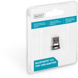 Digitus Bluetooth® 4.0 adattatore USB piccolo, Adattatore Bluetooth Nero, Wireless, USB, Bluetooth, Nero