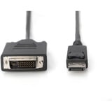 Digitus Cavo adattatore DisplayPort > DVI-D Nero