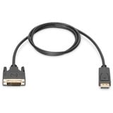 Digitus Cavo adattatore DisplayPort > DVI-D Nero