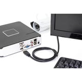Digitus Cavo di collegamento HDMI Premium High Speed, con Ethernet, UHD 4K Nero