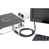 Digitus DB-330123-010-S, Cavo Nero