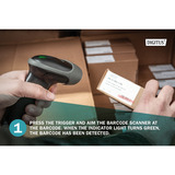 Digitus Scanner di codici a barre Bluetooth 2D Nero