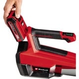 EINHELL GP-LB 18/200 200 km/h, Soffiatore rosso/Nero, Soffiatore portatile, 200 km/h, 670 m³/h, Nero, Rosso, Argento, Batteria, 2,16 kg