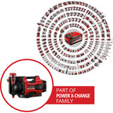 EINHELL Pompa da giardino a batteria Power X-Change AQUINNA 18/30 F LED AUTOMATIC, 18Volt rosso/Nero