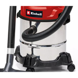 EINHELL TC-VC 1812/1 S, Aspira bagnato / asciutto rosso/in acciaio inox