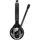 EPOS | Sennheiser | SENNHEISER IMPACT DW Pro 2 USB ML - EU Auricolare Wireless A Padiglione Ufficio Nero, Argento Nero, Wireless, Ufficio, 150 - 6800 Hz, 85 g, Auricolare, Nero, Argento