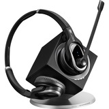EPOS | Sennheiser | SENNHEISER IMPACT DW Pro 2 USB ML - EU Auricolare Wireless A Padiglione Ufficio Nero, Argento Nero, Wireless, Ufficio, 150 - 6800 Hz, 85 g, Auricolare, Nero, Argento