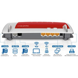 FRITZ! Box 7430 ricondizionato, Router bianco/Rosso