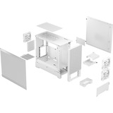 Fractal Design Pop Air Tower Bianco, Chassis Tower bianco, Tower, PC, Bianco, ATX, micro ATX, Mini-ITX, Acciaio, Vetro temperato, Multi
