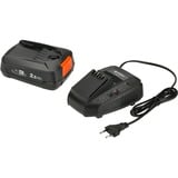 GARDENA PBA 18V/45 + AL 1830 CV Set batteria e caricabatterie Set batteria e caricabatterie, Ioni di Litio, 2,5 Ah, 18 V, Gardena, Nero, Arancione