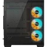 GIGABYTE C500 PANORAMIC STEALTH Midi Tower Nero, Chassis Tower Nero, Midi Tower, PC, Nero, ATX, Mini-ATX, Mini-ITX, Vetro, Plastica, Acciaio, Gaming
