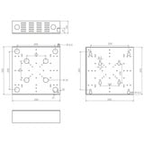 HAGOR HP PC Box, Supporto Nero